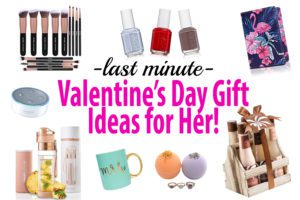 Last Minute Valentines Day Gifts for Her that She will Love! With perfect gift ideas for every gal in your life from coffee drinkers and makeup lovers to adventure seeking travelers and ladies that love to stay home and unwind! By PNWMamaBear.com